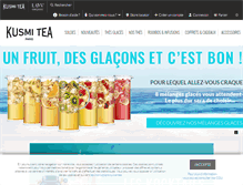 Tablet Screenshot of kusmitea.com